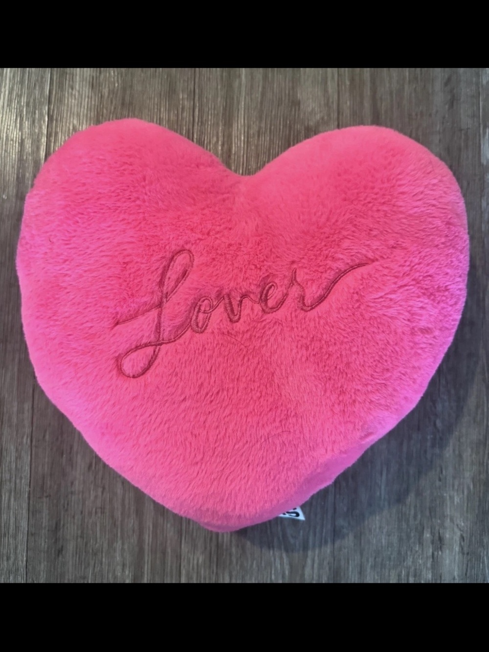 Taylor Swift Lover Pillow Like New Pink Heart Official Merch Decor